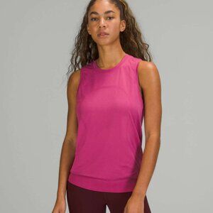 Lululemon Swiftly Breathe Muscle Tank Top Pink Lychee